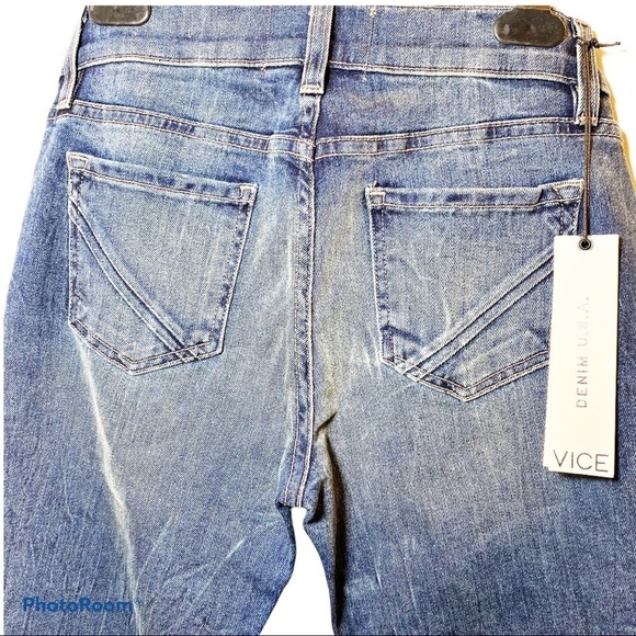 NWT VICE DENIM “Main” Stretchy Skinny Jeans, Size 25 - Picture 7 of 12
